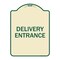 Signmission Traffic Entrance Delivery Entrance Heavy-Gauge Aluminum Architectural Sign, 24" x 18", TG-1824-22793 A-DES-TG-1824-22793 - alternate 1